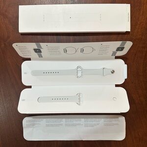 Original Apple Watch S/M & M/L 40mm Sport Band Silicon For Series 8/7/6/5